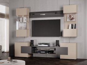 Гостиная Фэнтези (кашемир/графит) в Ленинском - leninskoe.mebel-nsk.ru | фото
