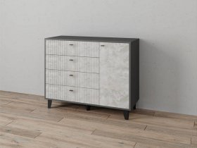 Комод «Катрин-13» (графит/мальта) в Ленинском - leninskoe.mebel-nsk.ru | фото