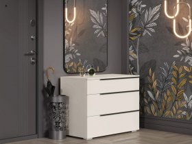 Комод с 3 ящиками Айри КМ-001 (кашемир) в Ленинском - leninskoe.mebel-nsk.ru | фото