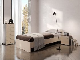 Кровать односпальная 0,9м Гиза в Ленинском - leninskoe.mebel-nsk.ru | фото