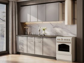 Кухонный гарнитур «Адель» 2,0м (нео) в Ленинском - leninskoe.mebel-nsk.ru | фото