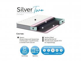 Матрас Silver Two в Ленинском - leninskoe.mebel-nsk.ru | фото