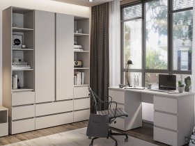 Модульная детская Люмо (кашемир) в Ленинском - leninskoe.mebel-nsk.ru | фото