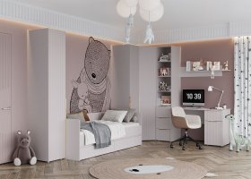 Модульная детская «Тефия» (тефия/софт сантьяго) в Ленинском - leninskoe.mebel-nsk.ru | фото