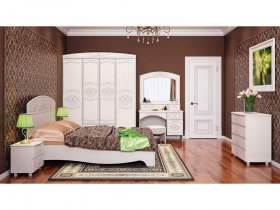 Модульная спальня Каролина в Ленинском - leninskoe.mebel-nsk.ru | фото
